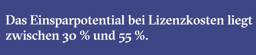 Einsparpotential
